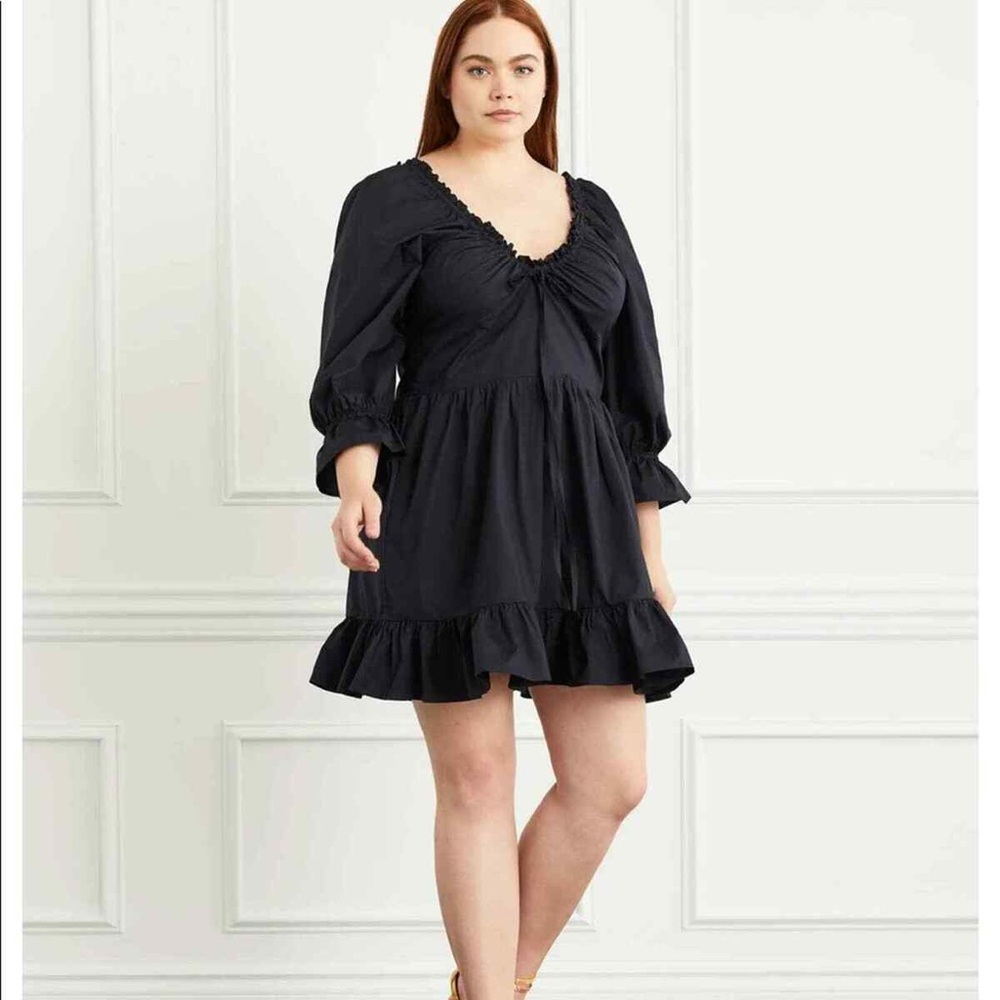 HILL HOUSE HOME Black Samantha Nap Dress L